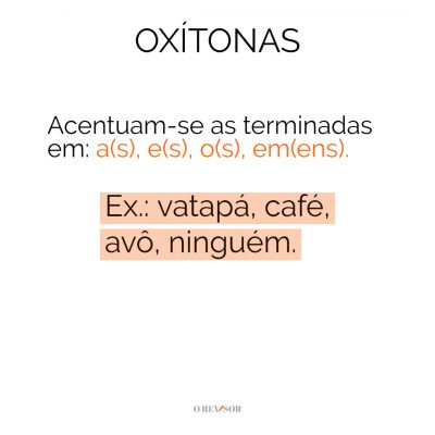 oxítonas